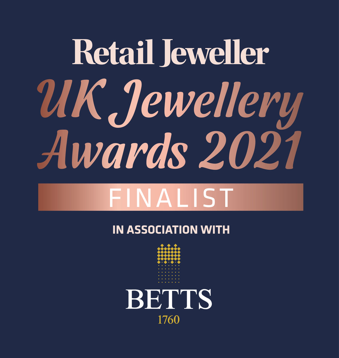 Finalists for the UK Jewellery Awards