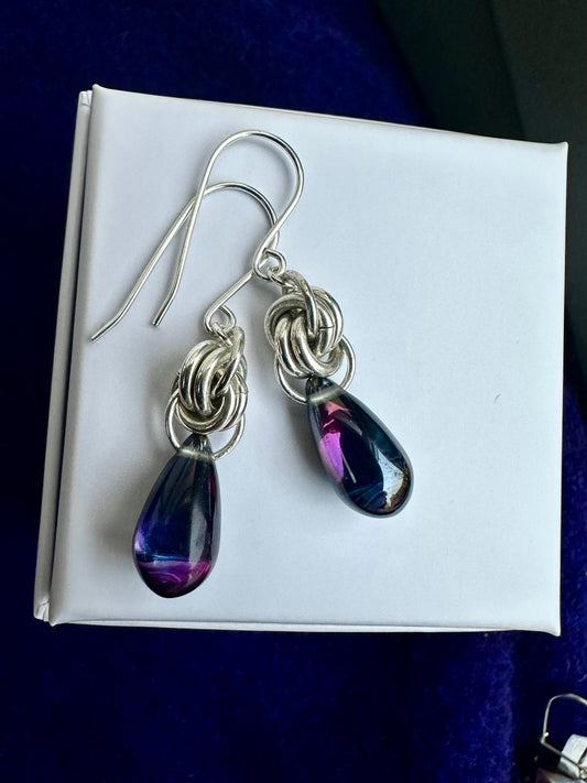 Glass Drop Earrings