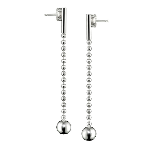 HYBRID BALL CHAIN EARRINGS