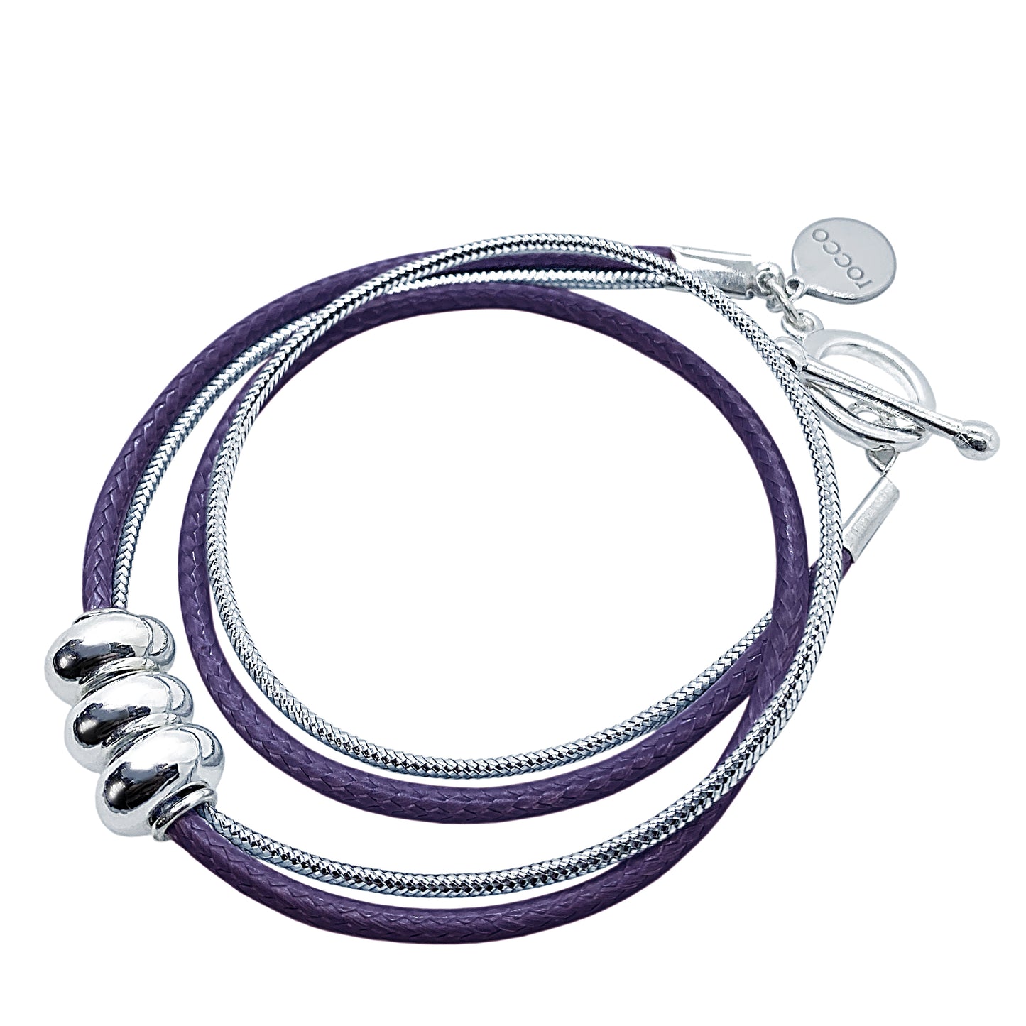 PURPLE WRAP BRACELET