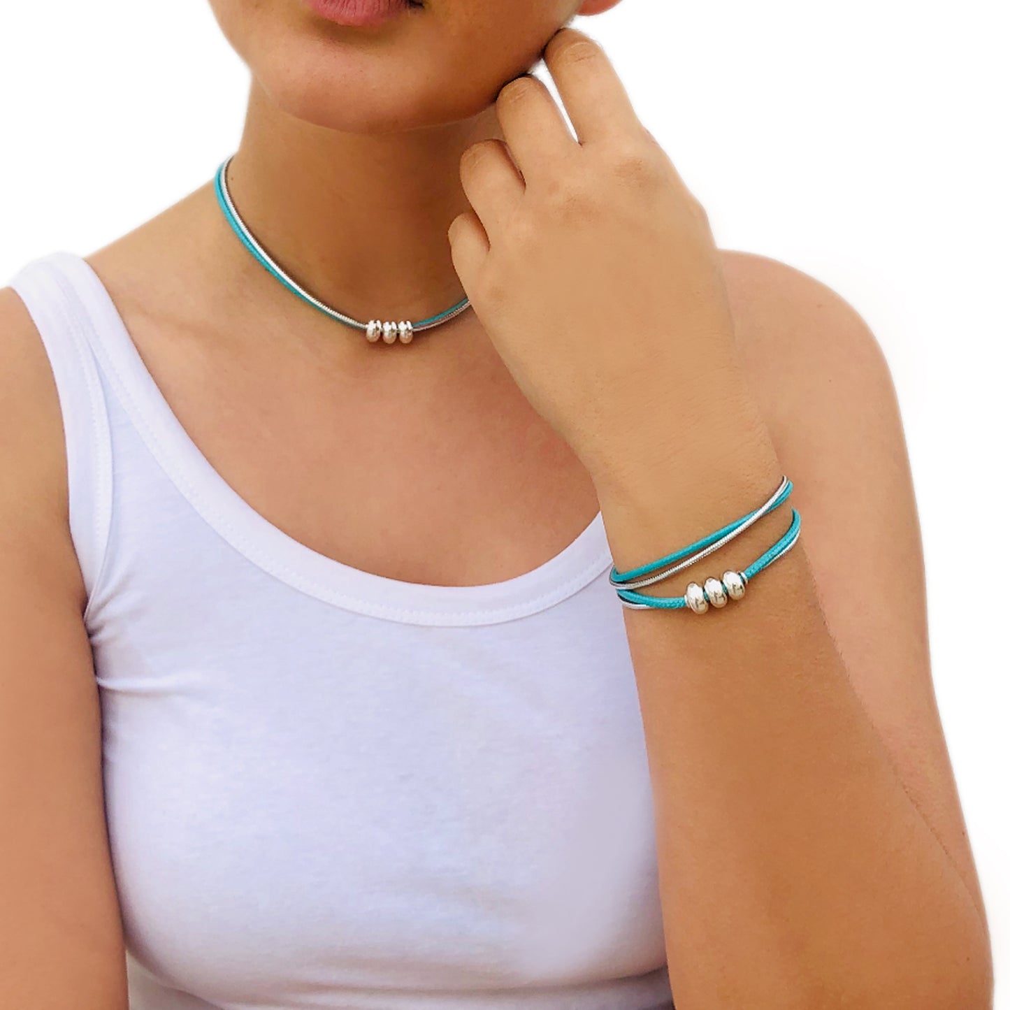 TURQUOISE WRAP BRACELET